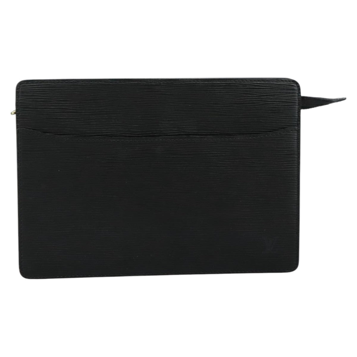 LOUIS VUITTON Epi Pochette Homme Clutch Bag Black Noir M52522 LV Auth 112324