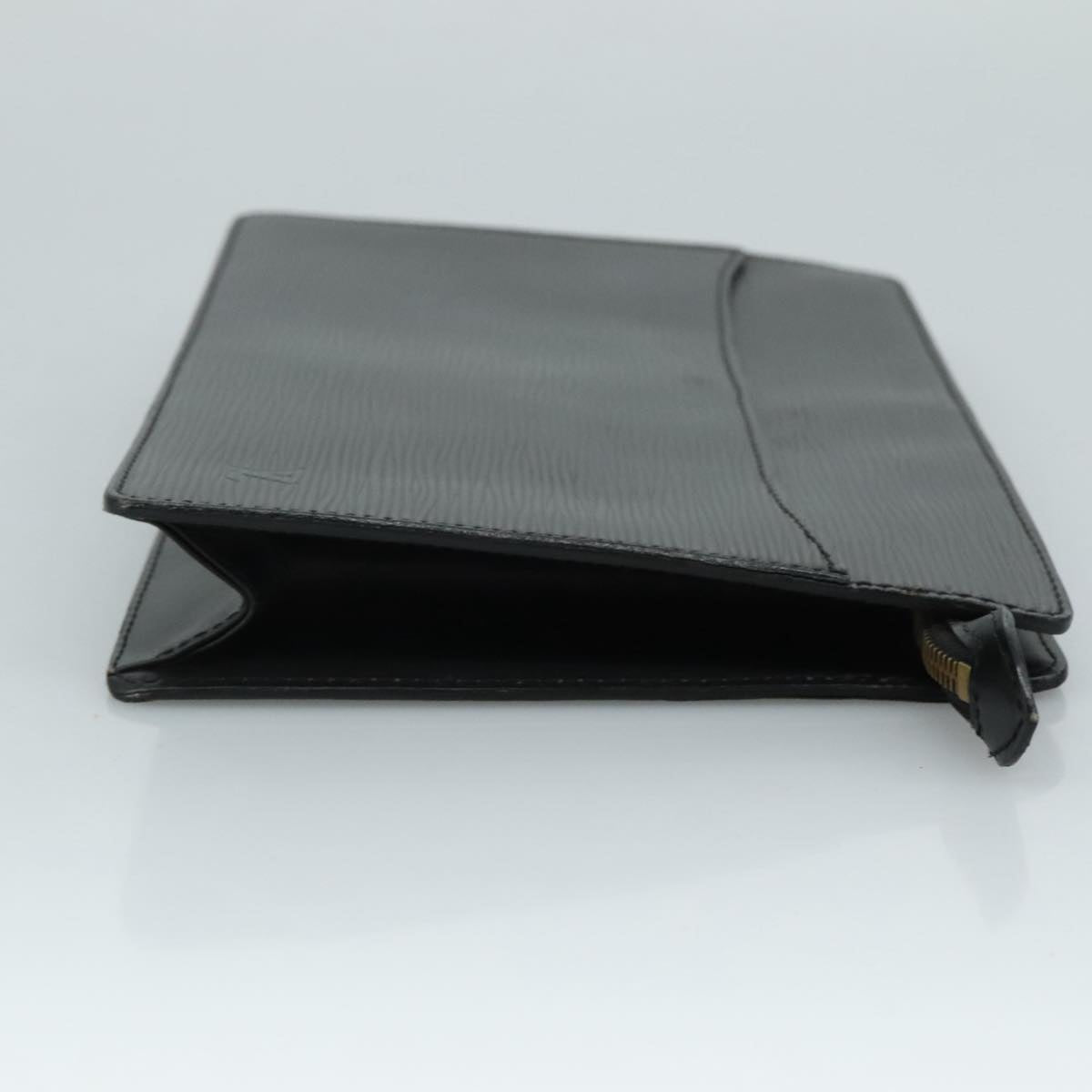 LOUIS VUITTON Epi Pochette Homme Clutch Bag Black Noir M52522 LV Auth 112324