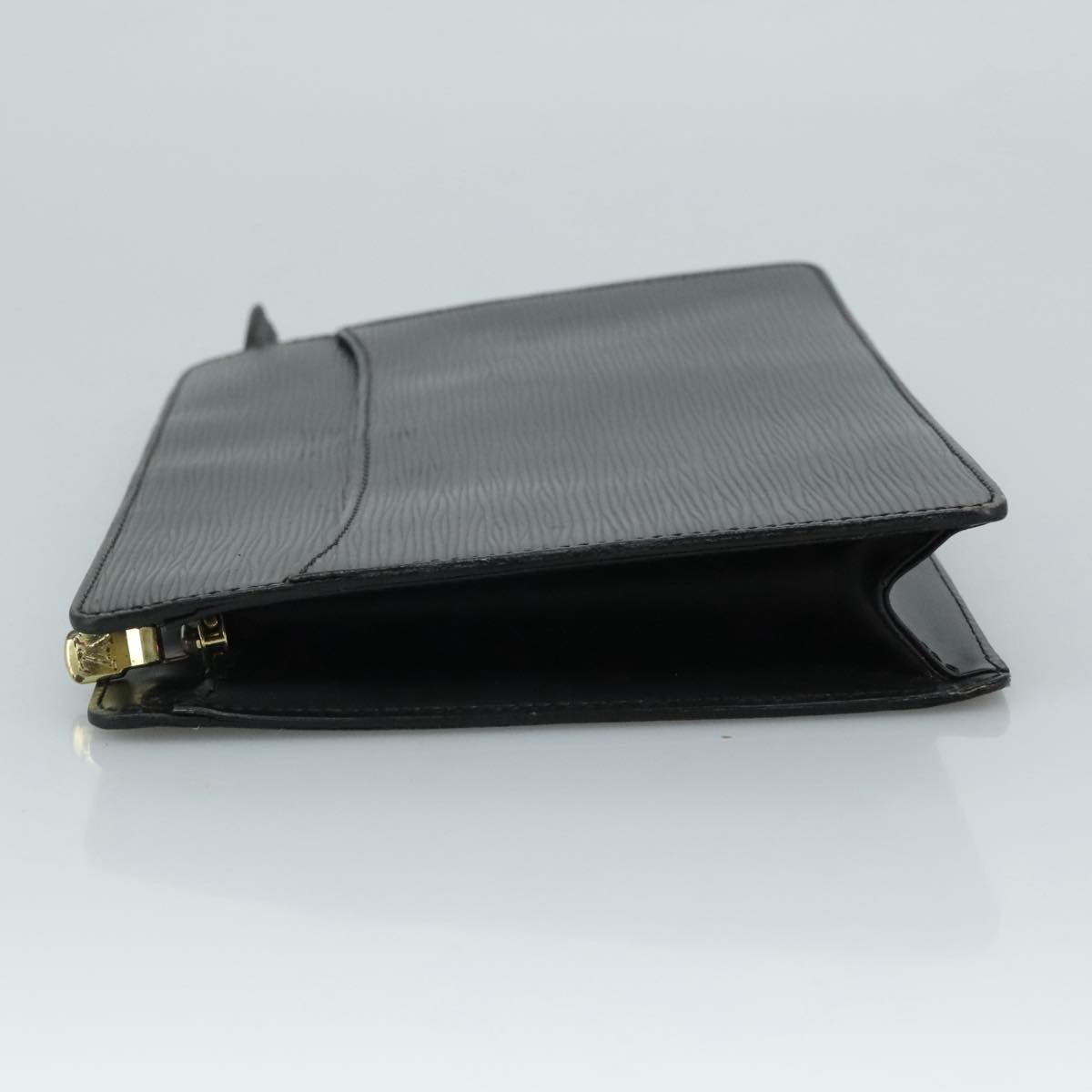 LOUIS VUITTON Epi Pochette Homme Clutch Bag Black Noir M52522 LV Auth 112324