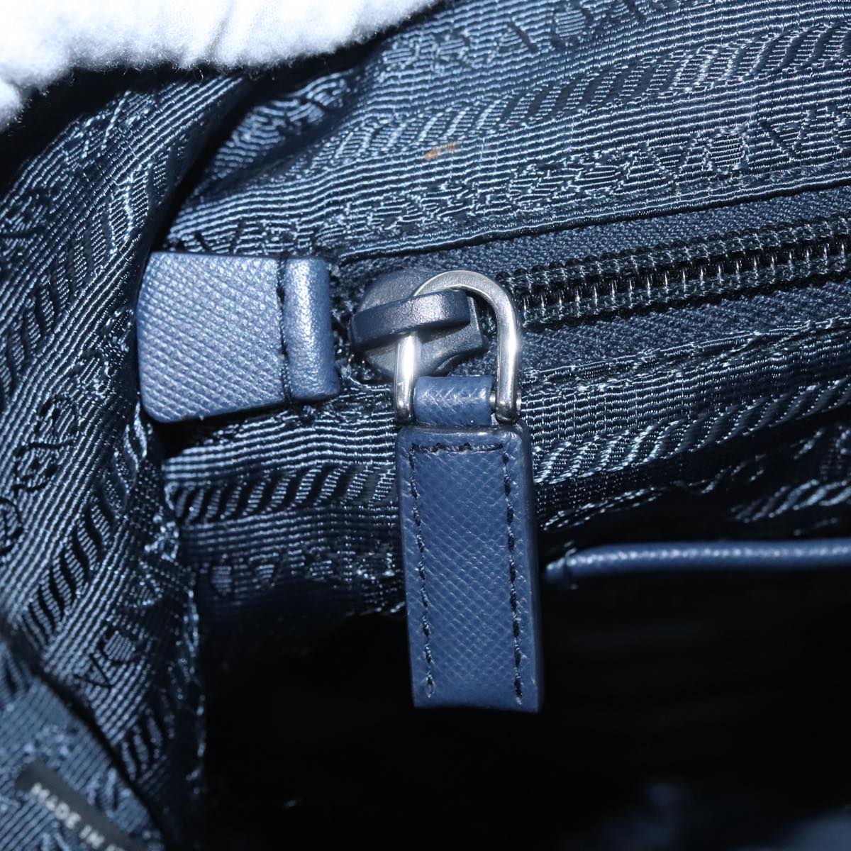 PRADA Hand Bag Nylon 2way Green Auth 112380