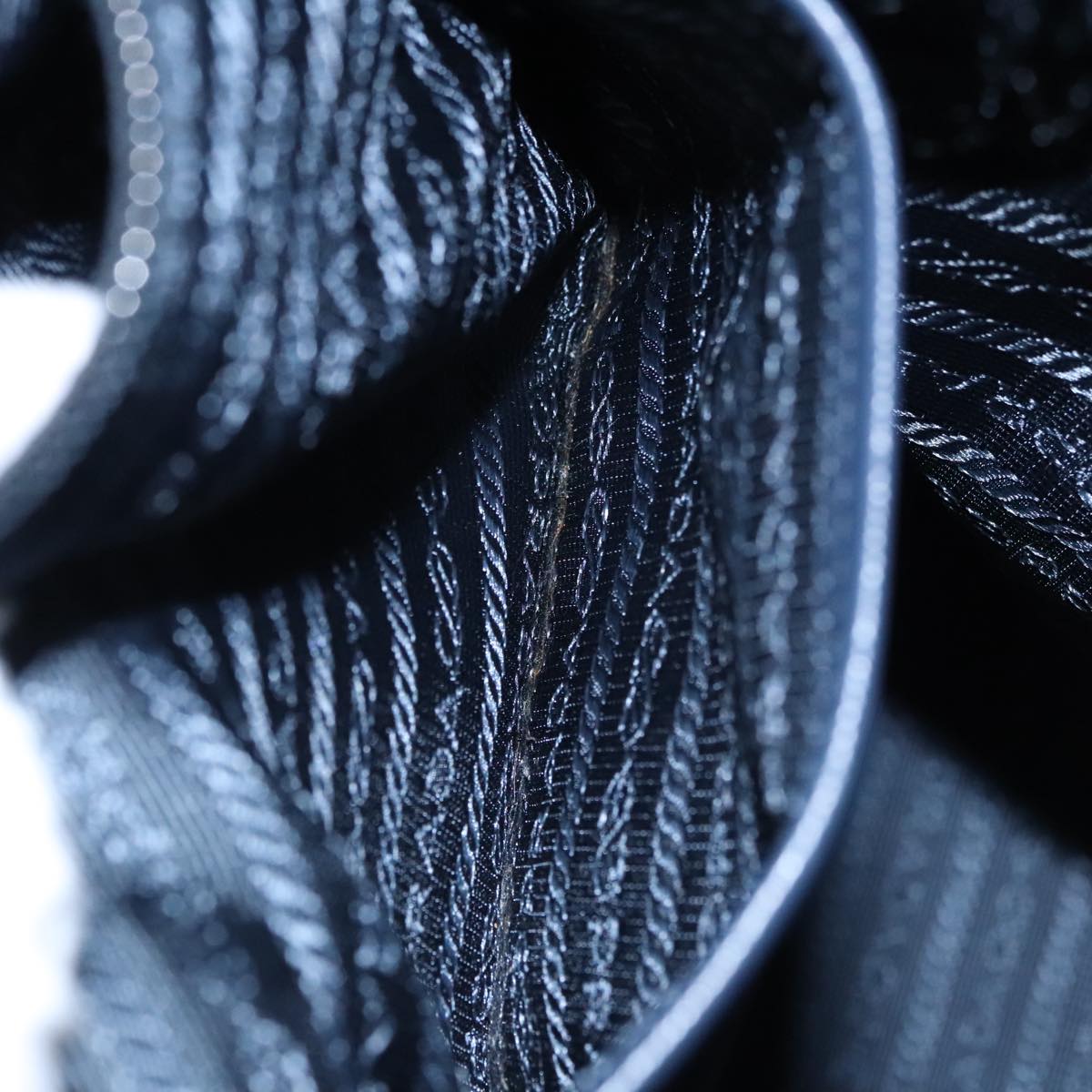 PRADA Hand Bag Nylon 2way Green Auth 112380