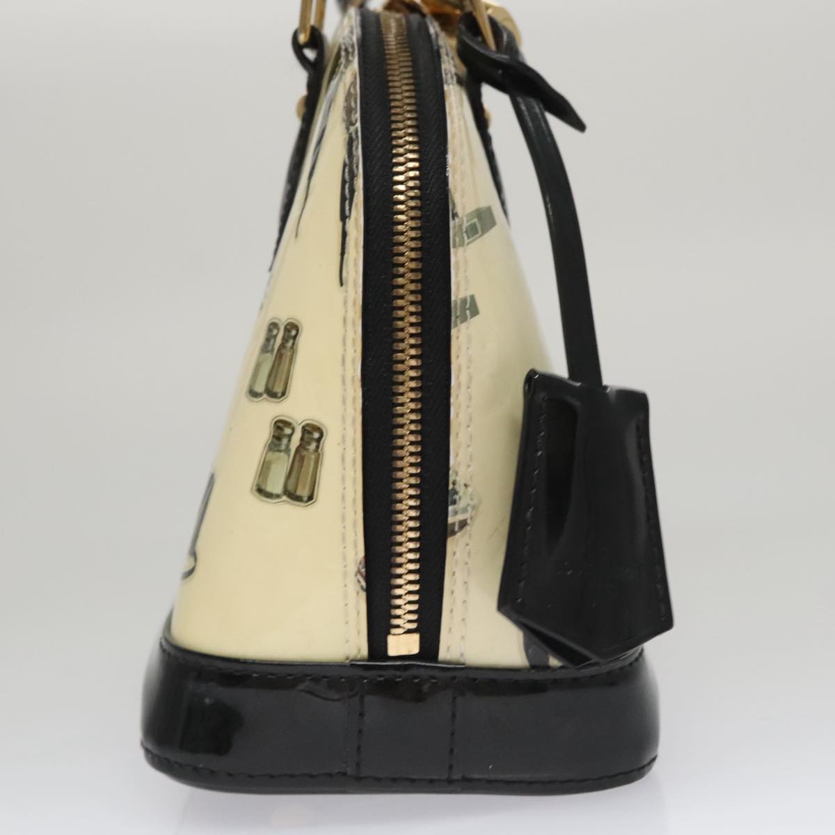 LOUIS VUITTON Vernis Nicolas Ghesquière Alma BB Hand Bag 2way M50419 Auth 112405
