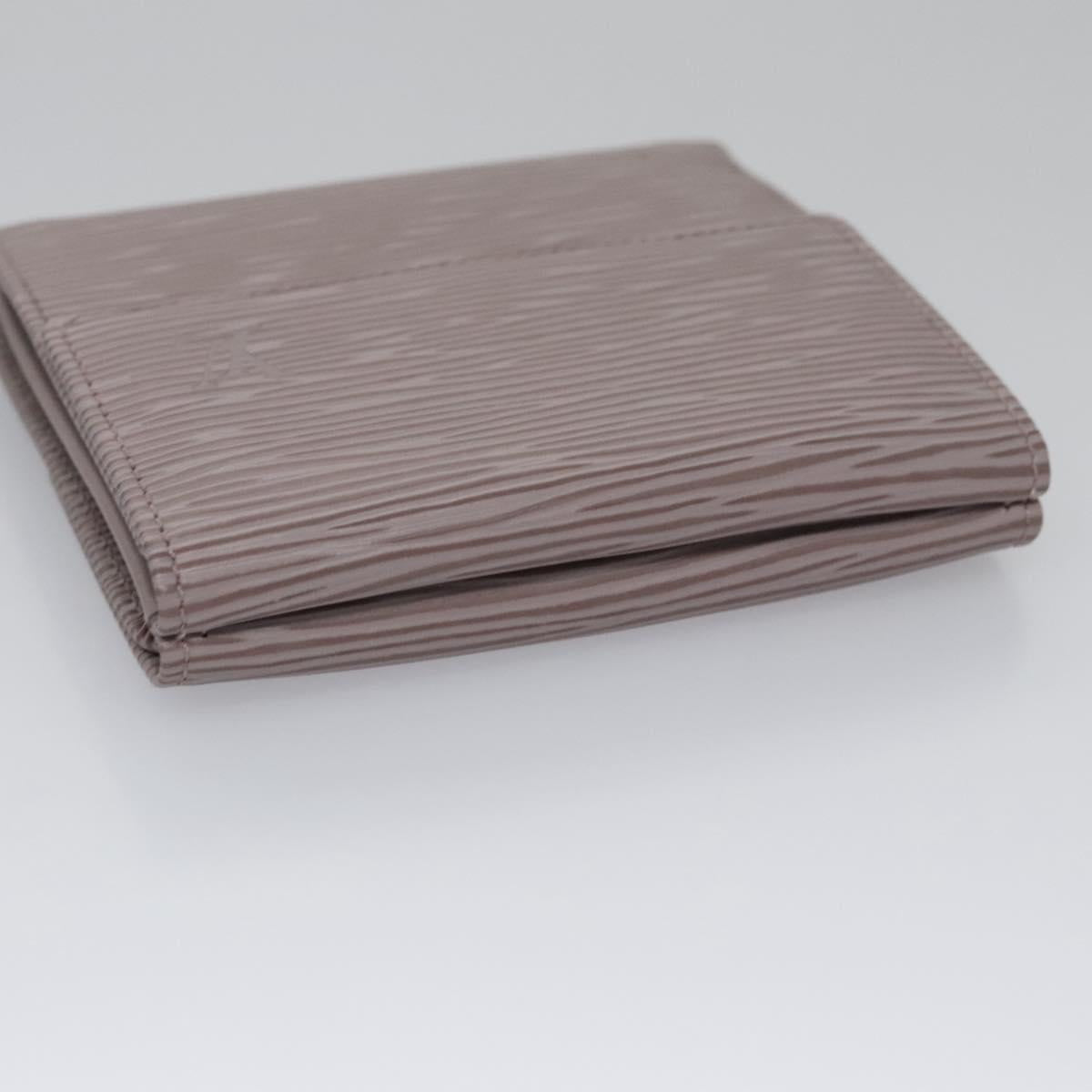 LOUIS VUITTON Epi Portefeuille Elise Wallet Lilac LV Auth 112525