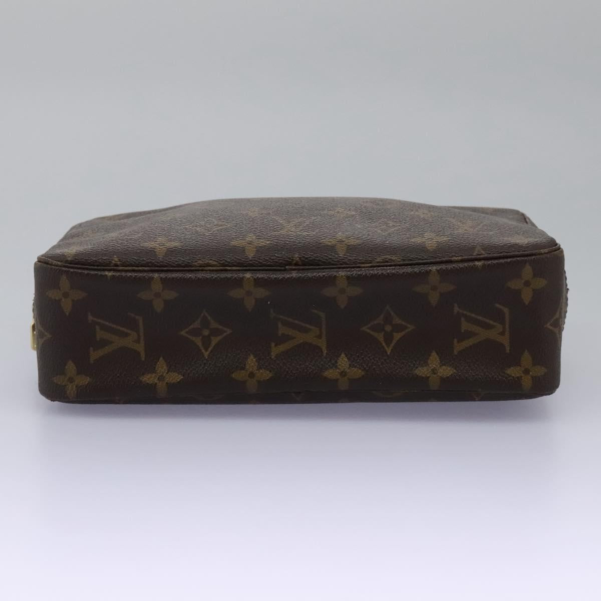 LOUIS VUITTON Monogram Trousse Toilette 23 Clutch Bag M47524 LV Auth 112565