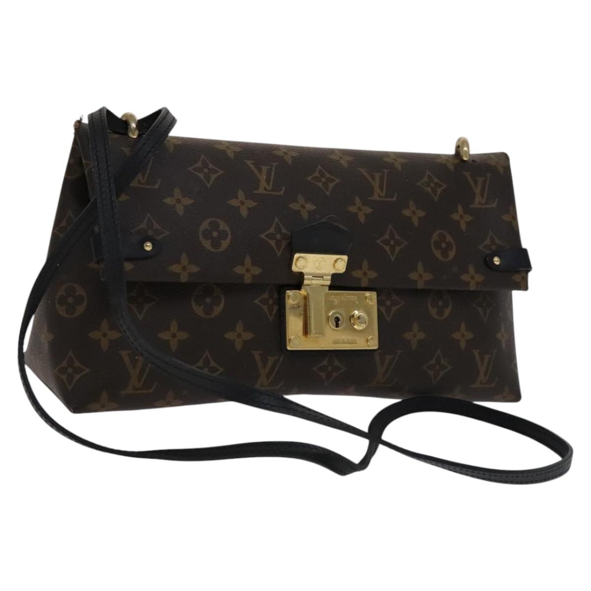 LOUIS VUITTON Monogram Sac Triangle PM Shoulder Bag M41693 LV Auth 112660