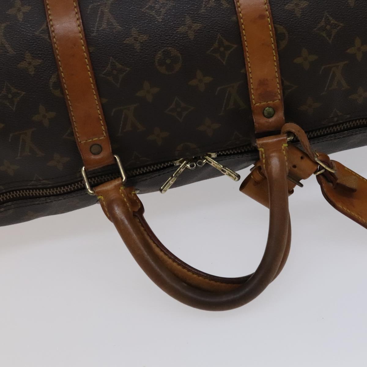 LOUIS VUITTON Monogram Keepall 50 Boston Bag M41426 LV Auth 112661