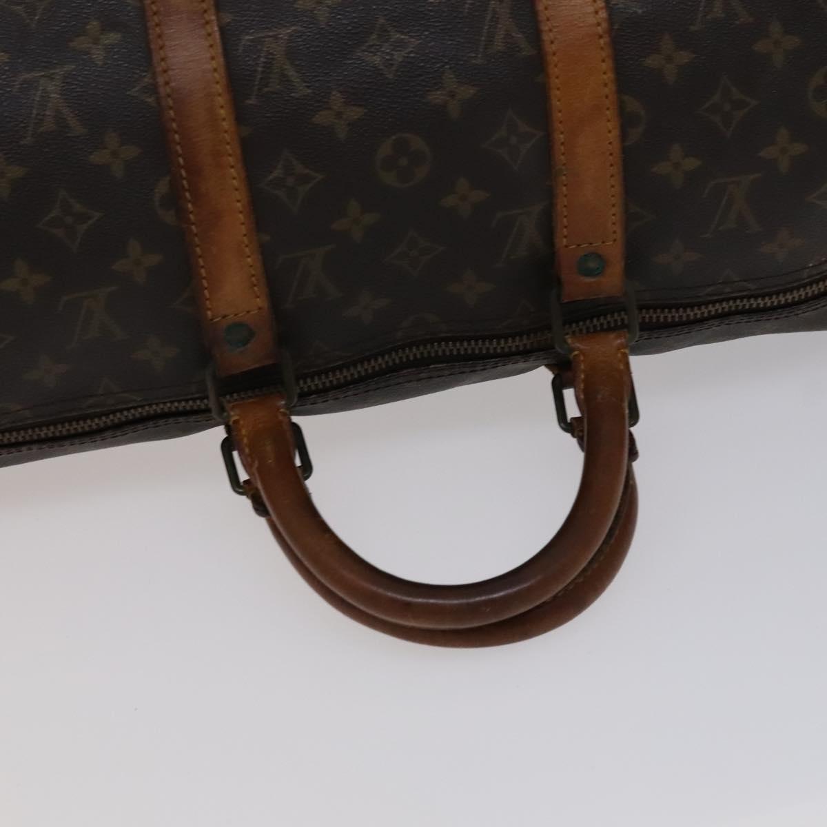 LOUIS VUITTON Monogram Keepall 50 Boston Bag M41426 LV Auth 112662