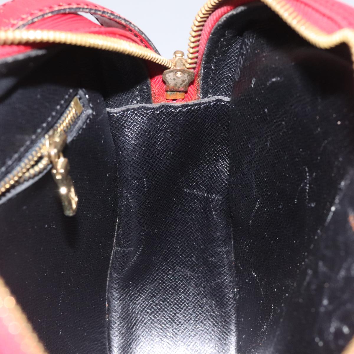 LOUIS VUITTON Epi Jeune Fille MM Shoulder Bag Red M52157 LV Auth 112739