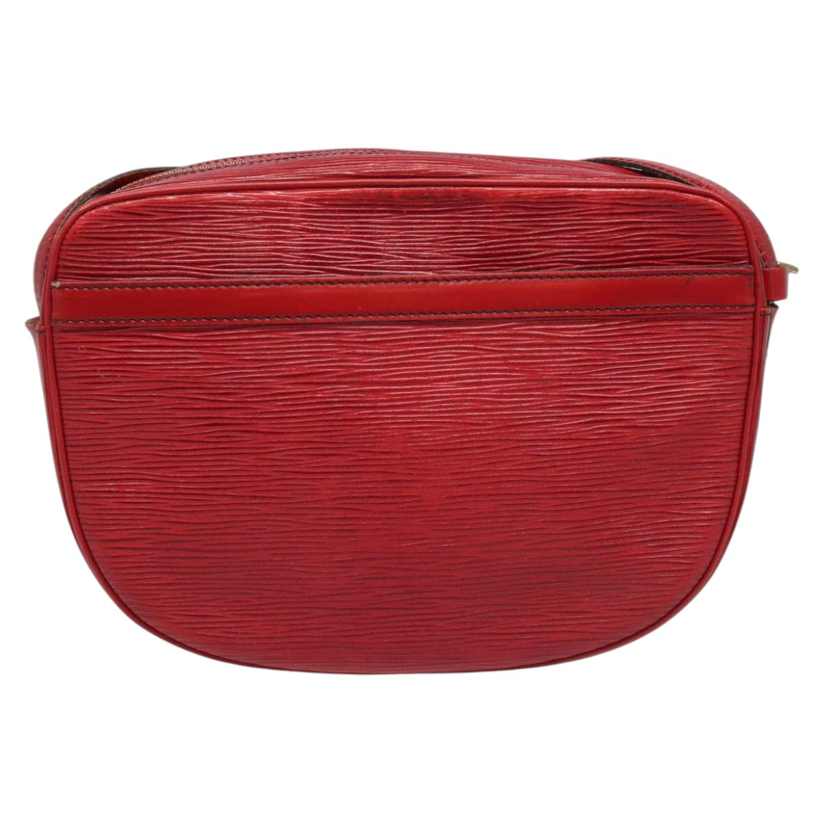 LOUIS VUITTON Epi Jeune Fille MM Shoulder Bag Red M52157 LV Auth 112739