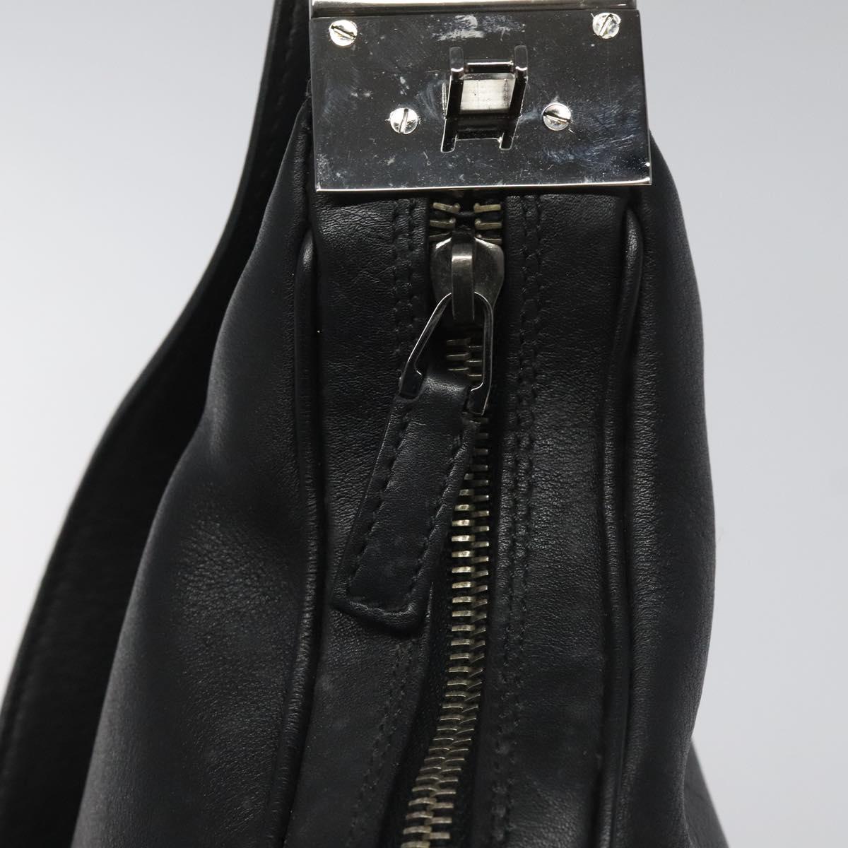 GUCCI Shoulder Bag Leather Black 001 3341 3444 Auth 112769