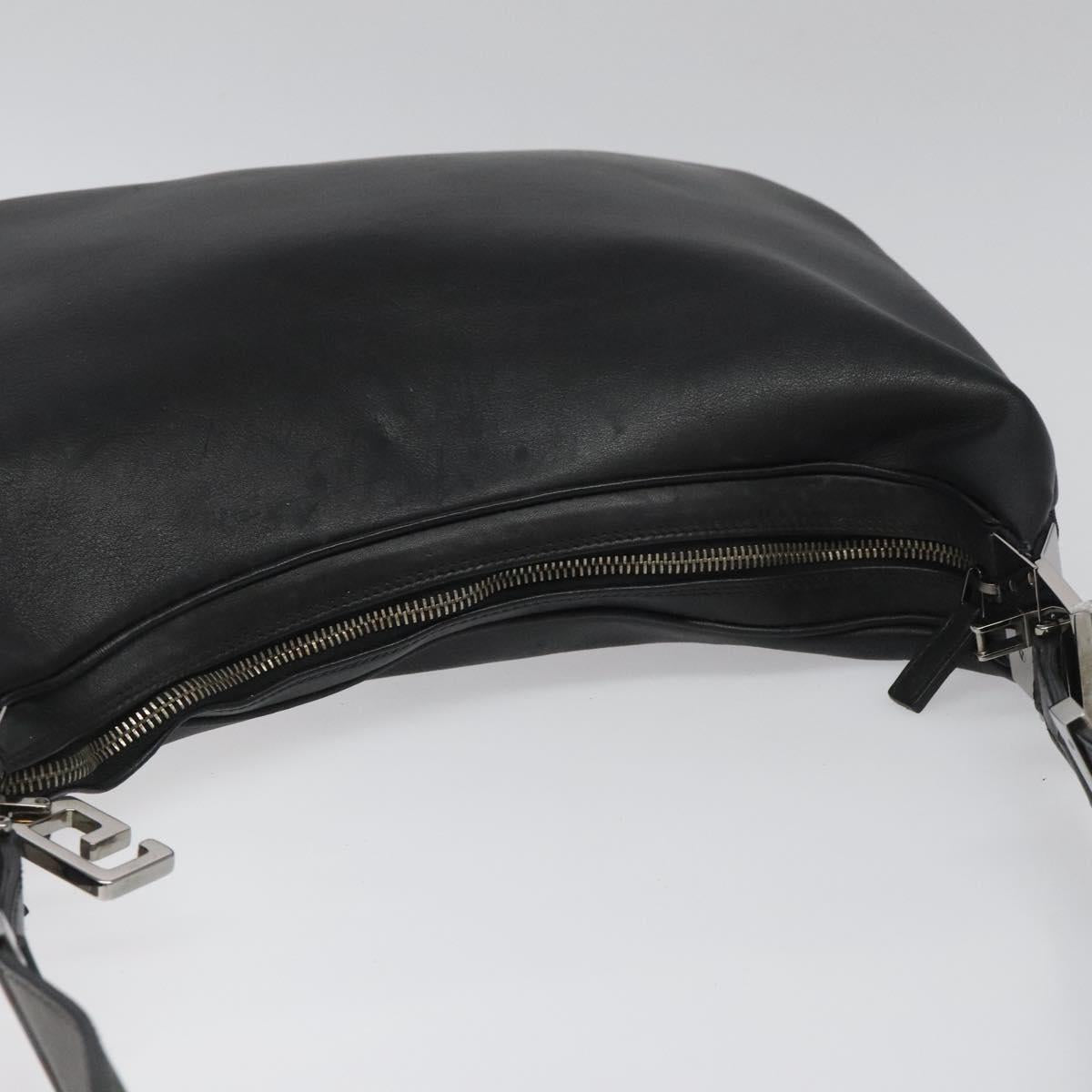 GUCCI Shoulder Bag Leather Black 001 3341 3444 Auth 112769