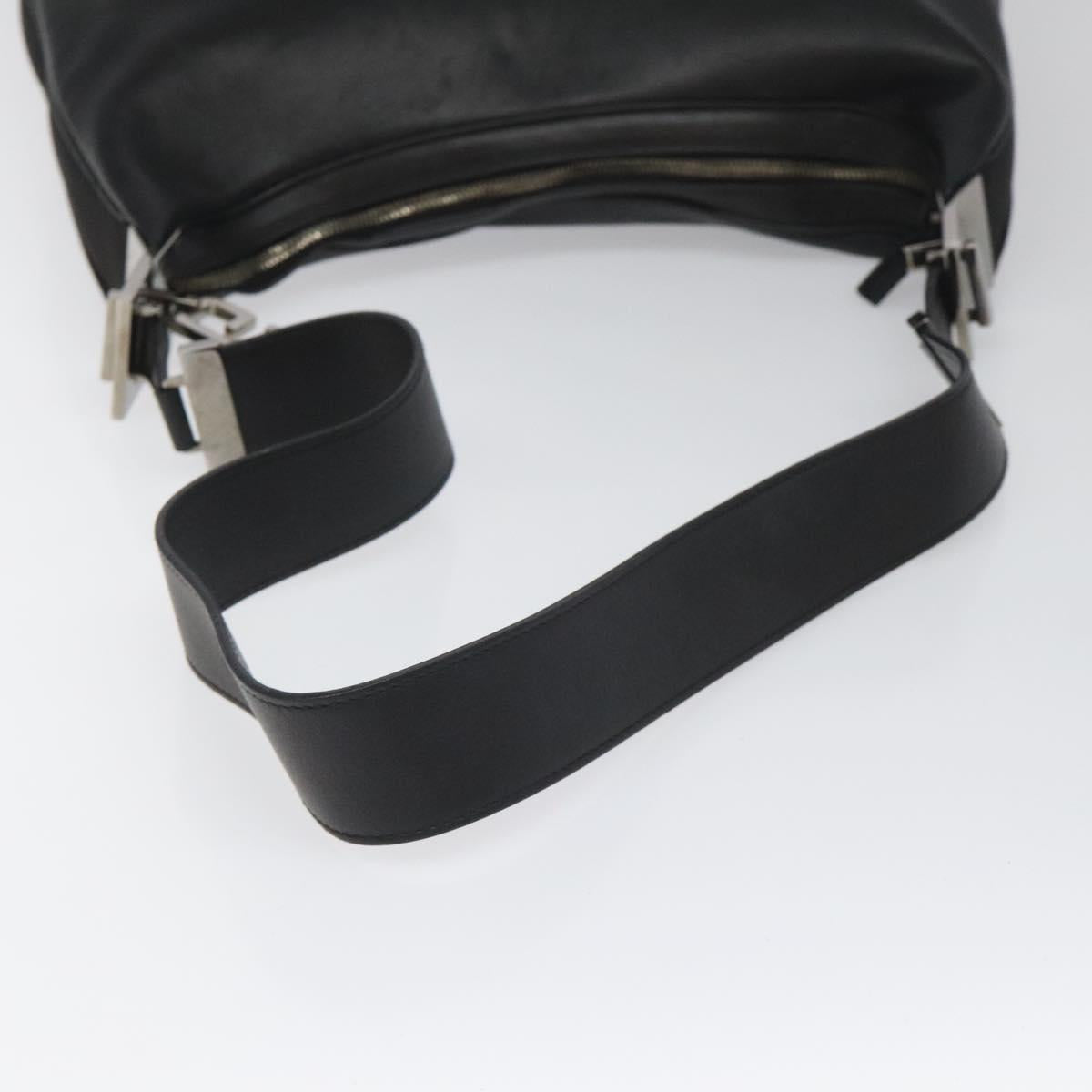 GUCCI Shoulder Bag Leather Black 001 3341 3444 Auth 112769