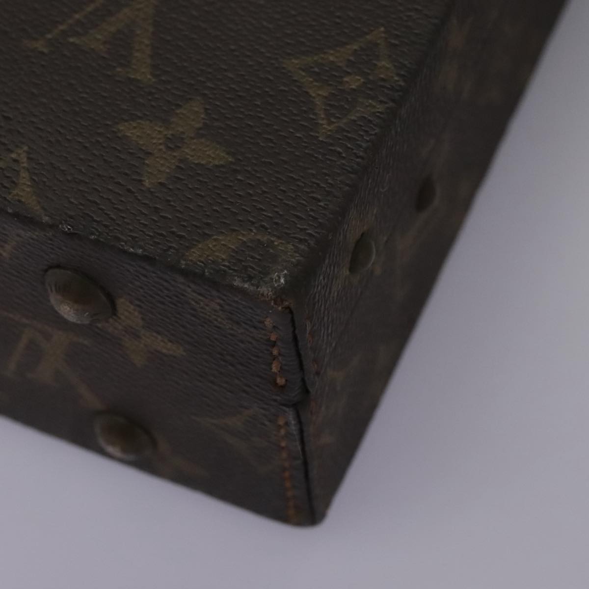 LOUIS VUITTON Monogram Crusher Business Bag M53122 LV Auth 112793
