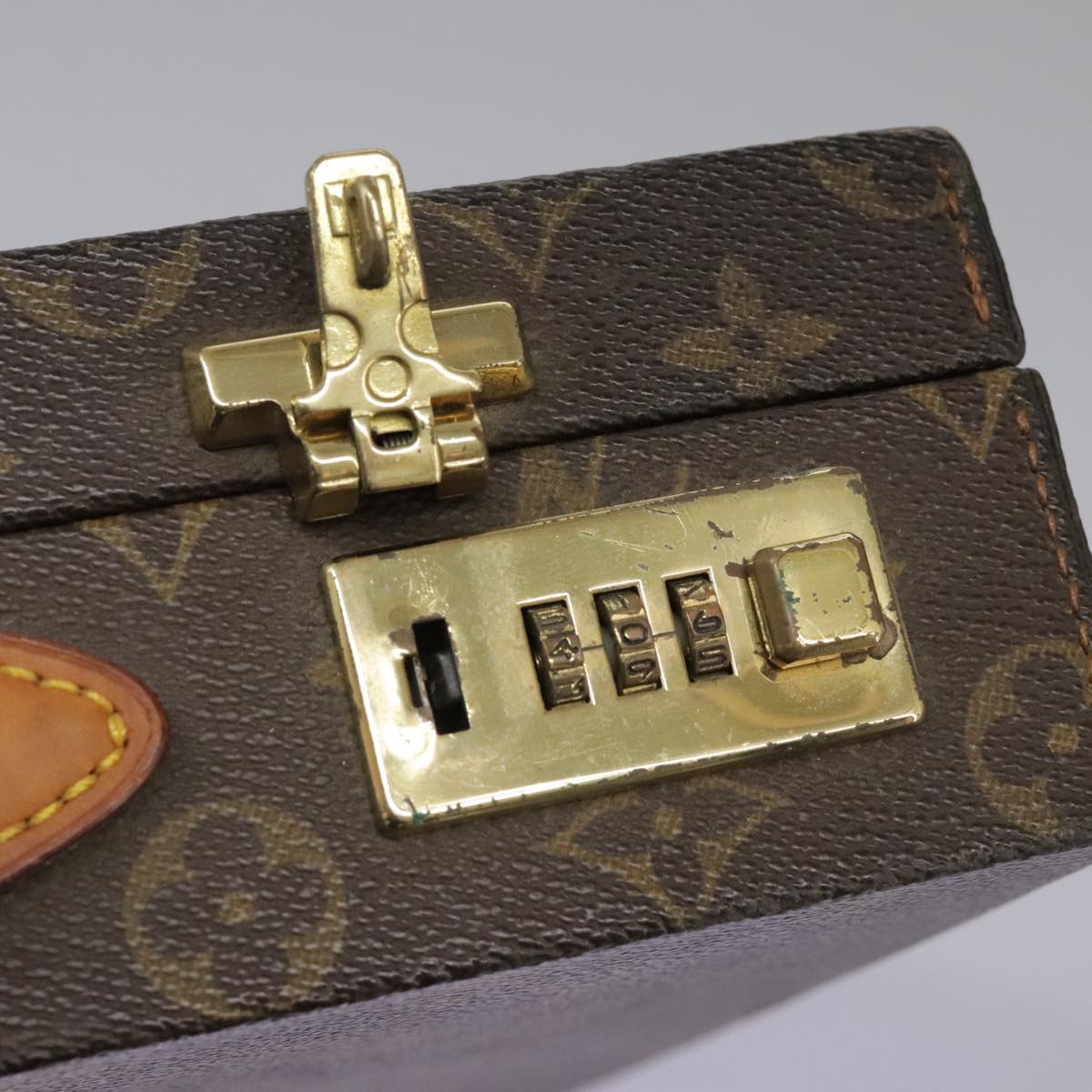 LOUIS VUITTON Monogram Crusher Business Bag M53122 LV Auth 112793
