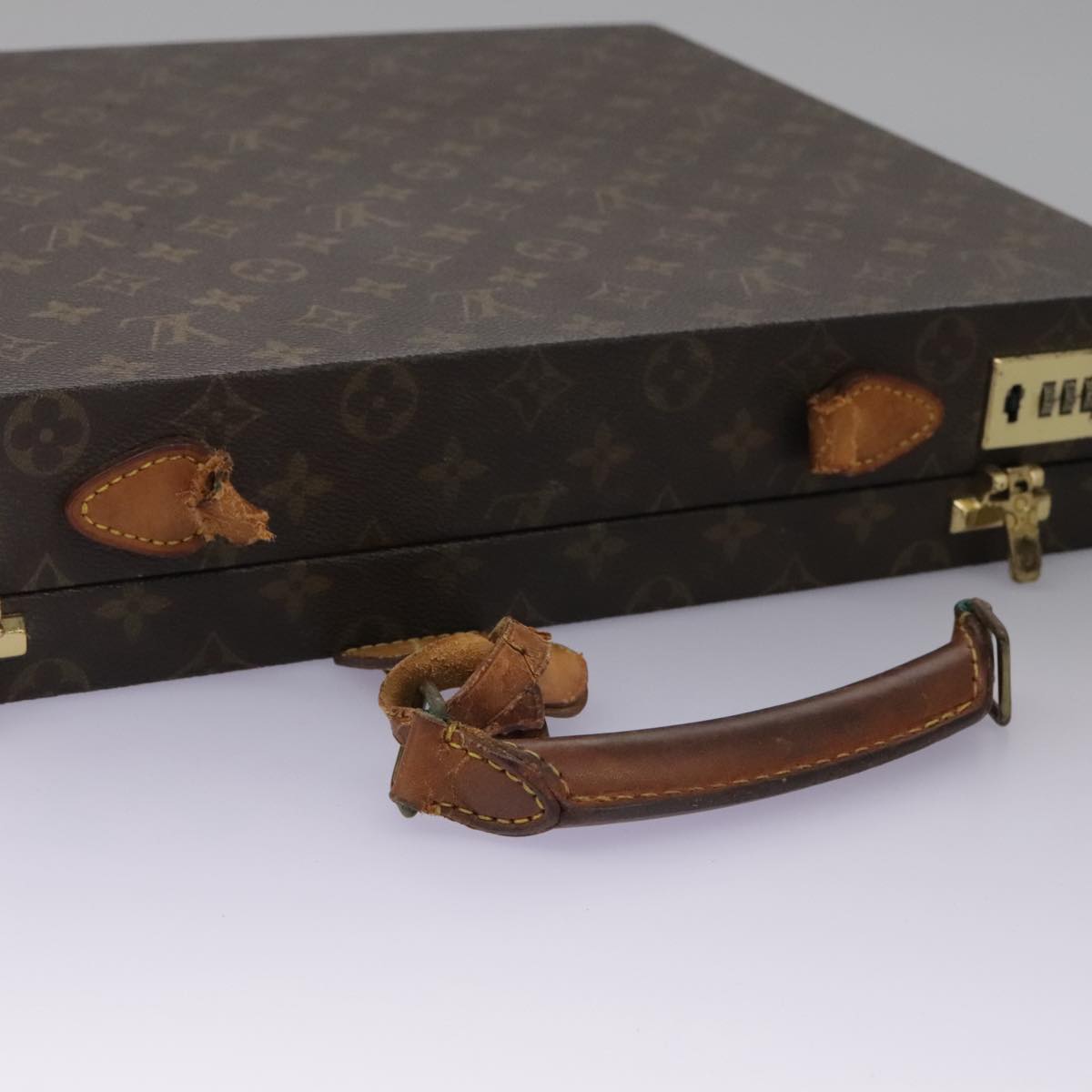 LOUIS VUITTON Monogram Crusher Business Bag M53122 LV Auth 112793