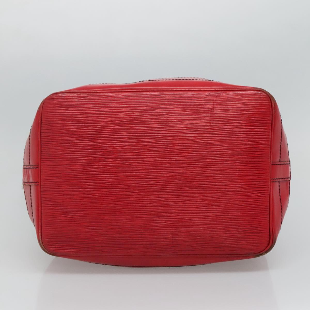 LOUIS VUITTON Epi Noe Shoulder Bag Red M44007 LV Auth 112805