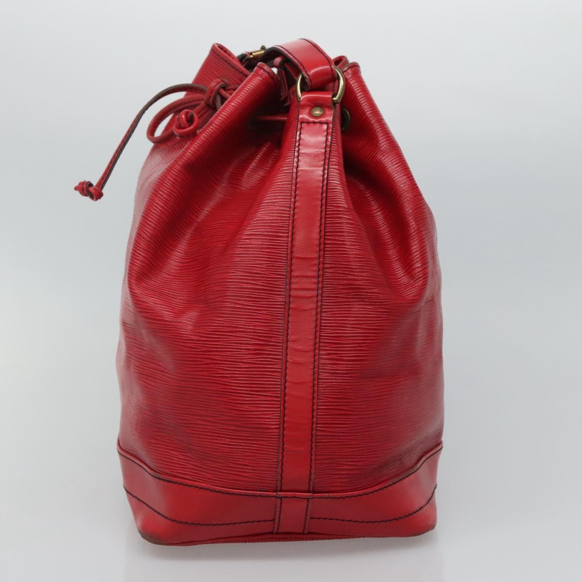 LOUIS VUITTON Epi Noe Shoulder Bag Red M44007 LV Auth 112805