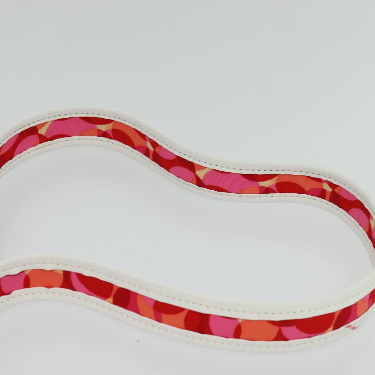 CELINE Shoulder Bag Canvas Red Auth 112849V