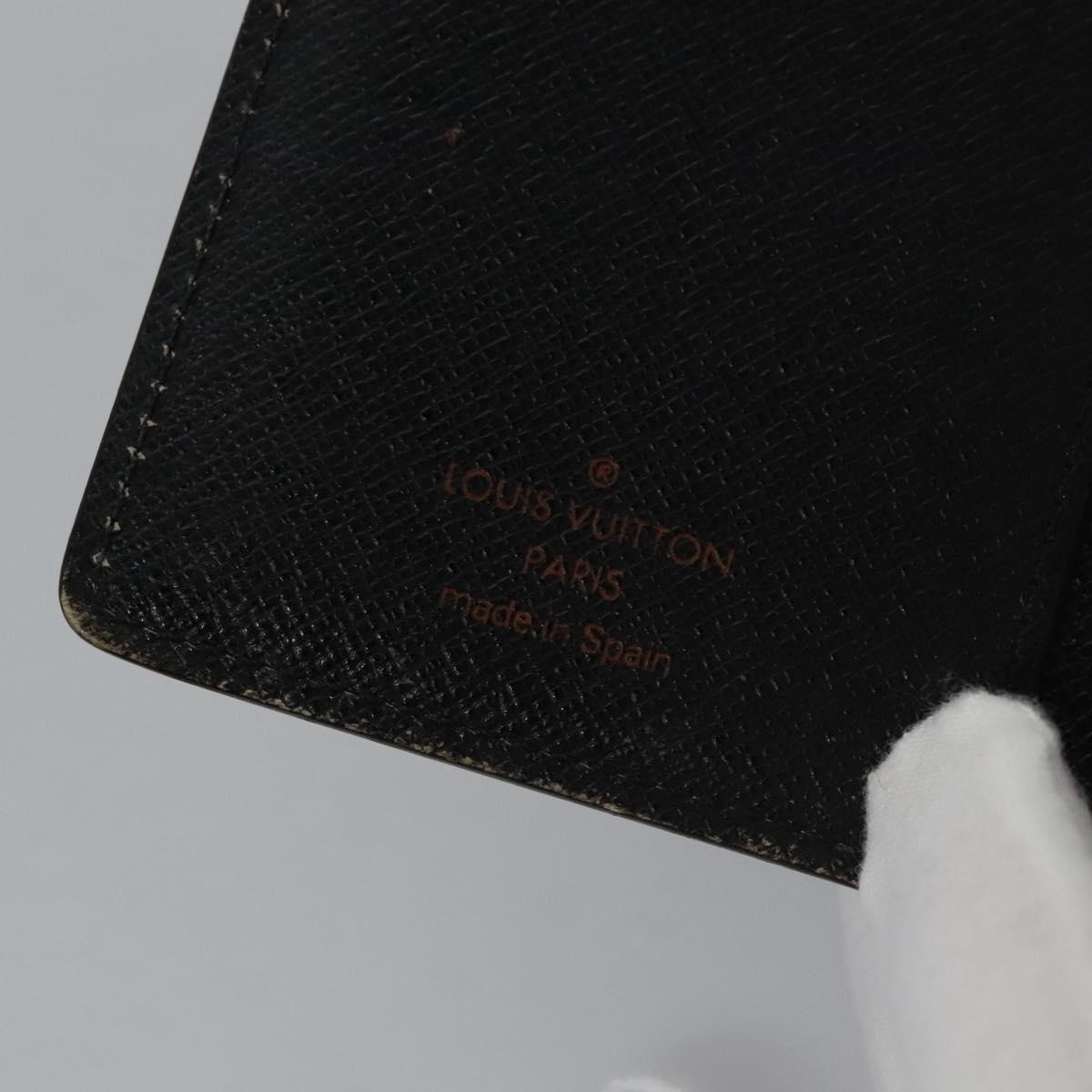 LOUIS VUITTON Epi Agenda PM Day Planner Cover Blue R20055 LV Auth 112872