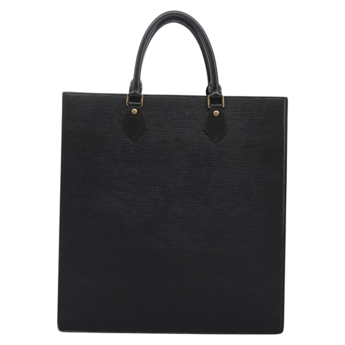 LOUIS VUITTON Epi Sac Plat Hand Bag Black M59082 LV Auth 112912