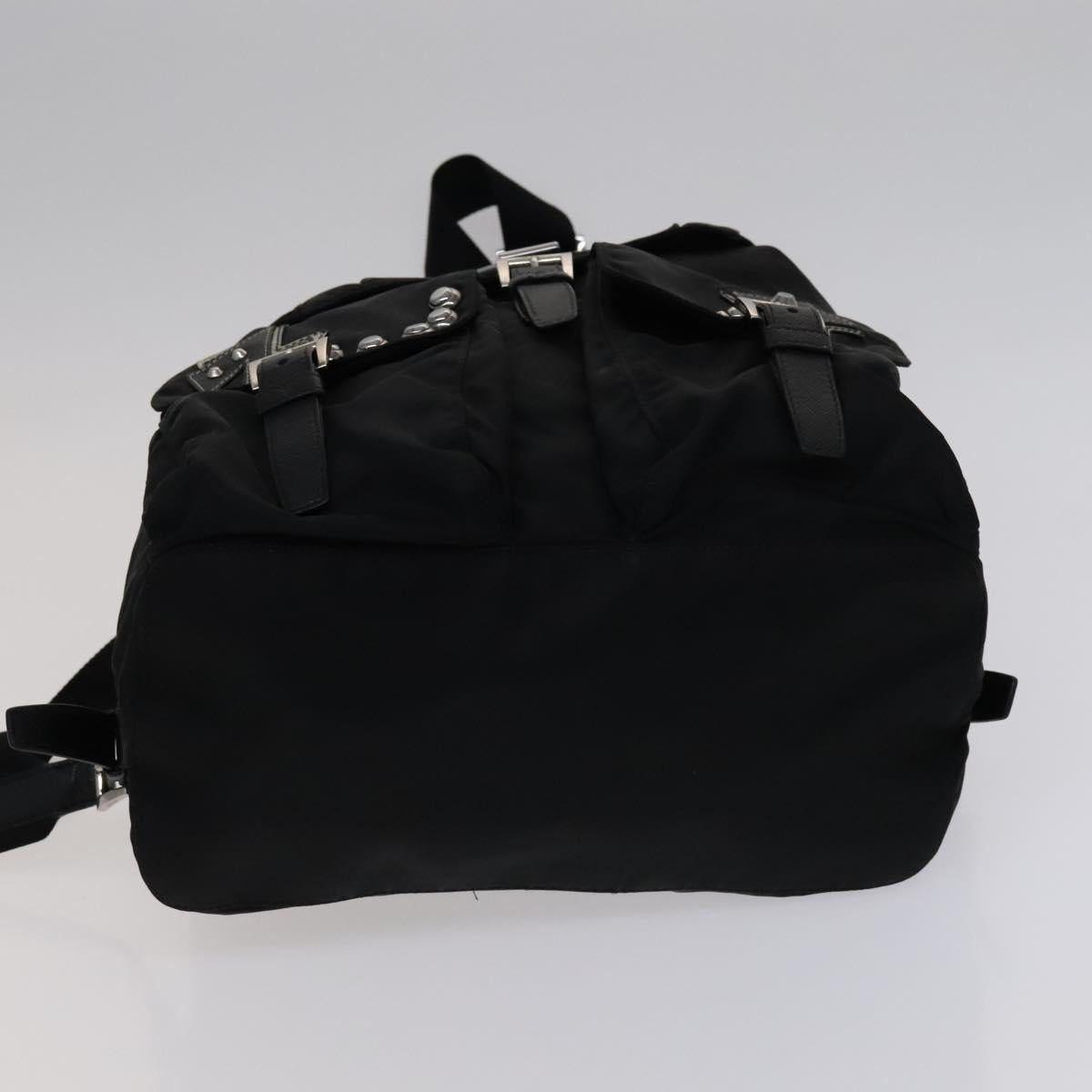 PRADA Backpack Nylon Black Auth 112941V