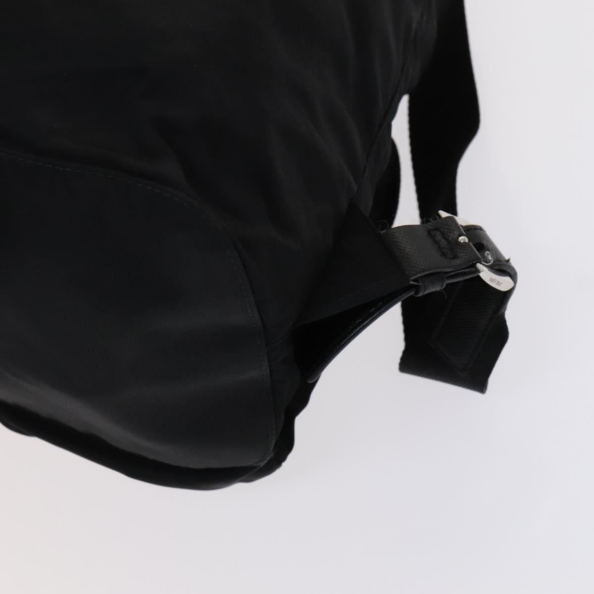 PRADA Backpack Nylon Black Auth 112941V