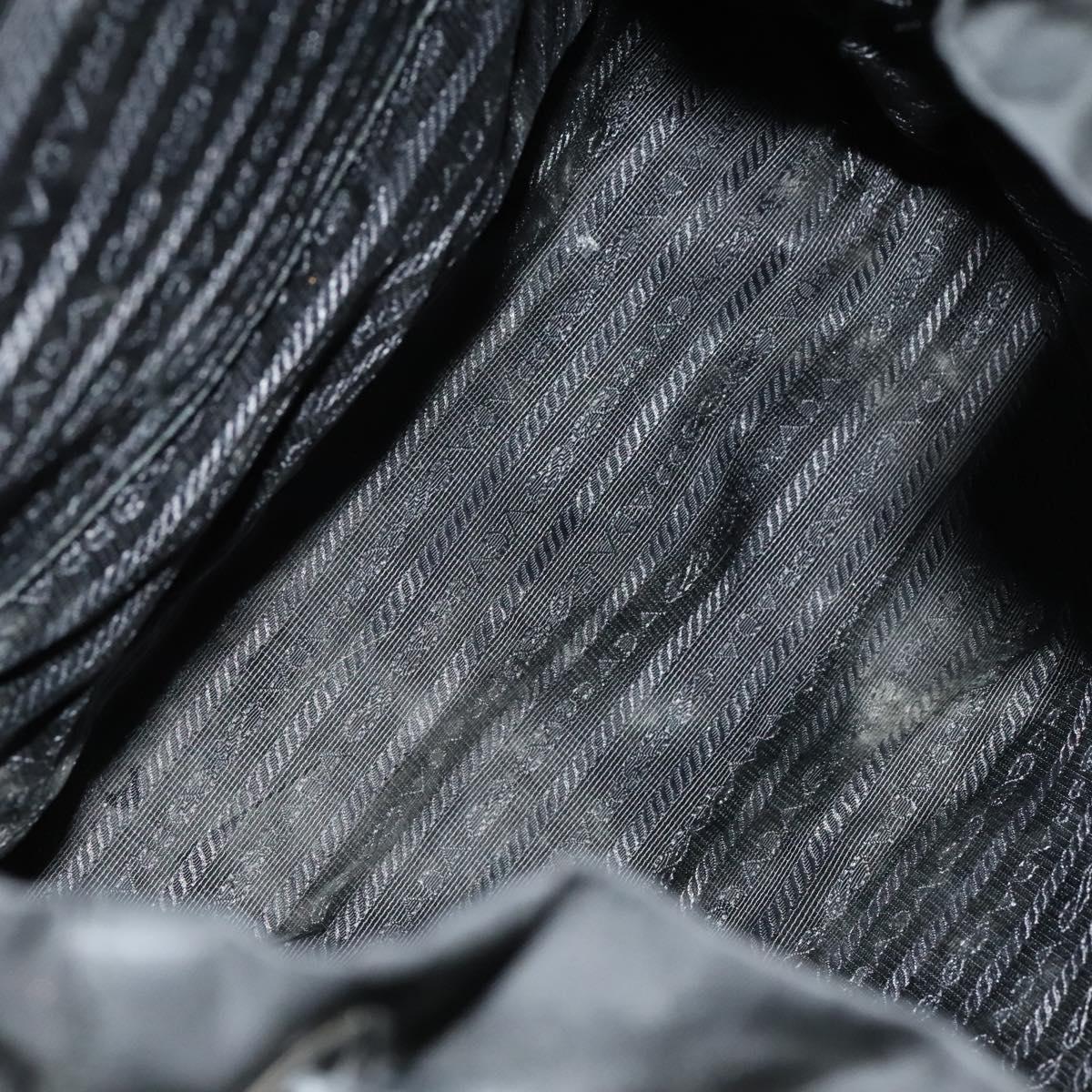 PRADA Backpack Nylon Black Auth 112941V