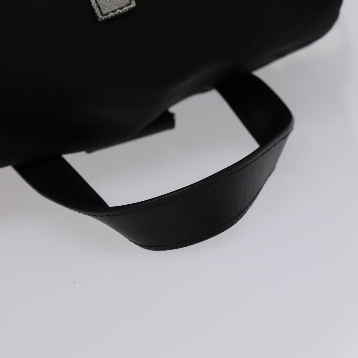 PRADA Backpack Nylon Black Auth 112941V