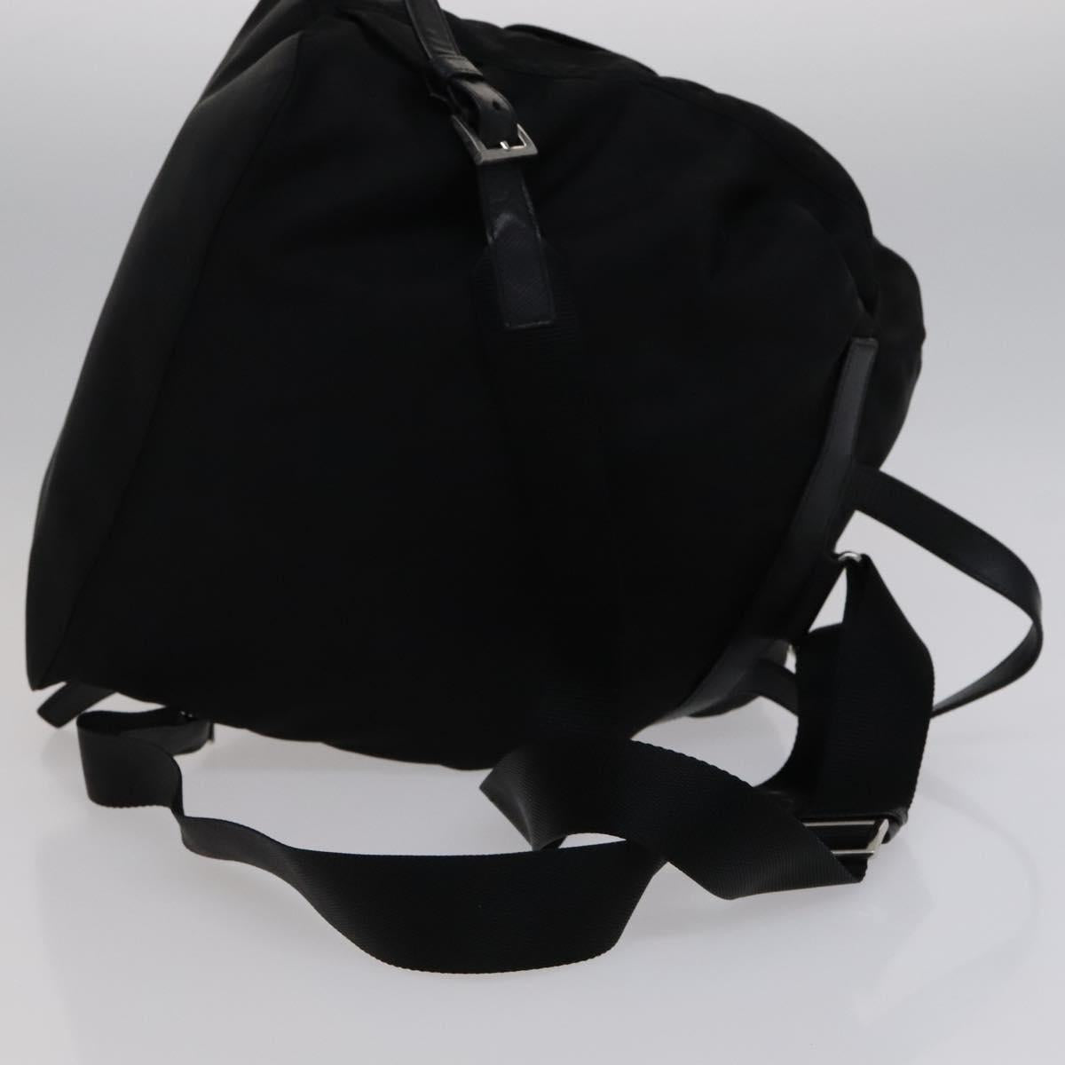 PRADA Backpack Nylon Black Auth 112941V