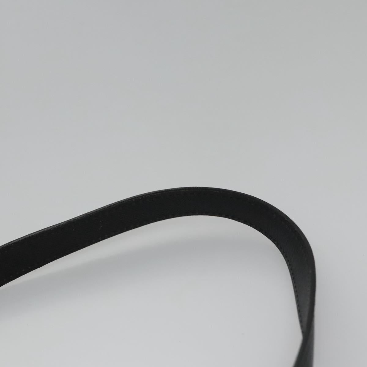 BURBERRY Nova Check Shoulder Bag Canvas Beige Black Auth 113000