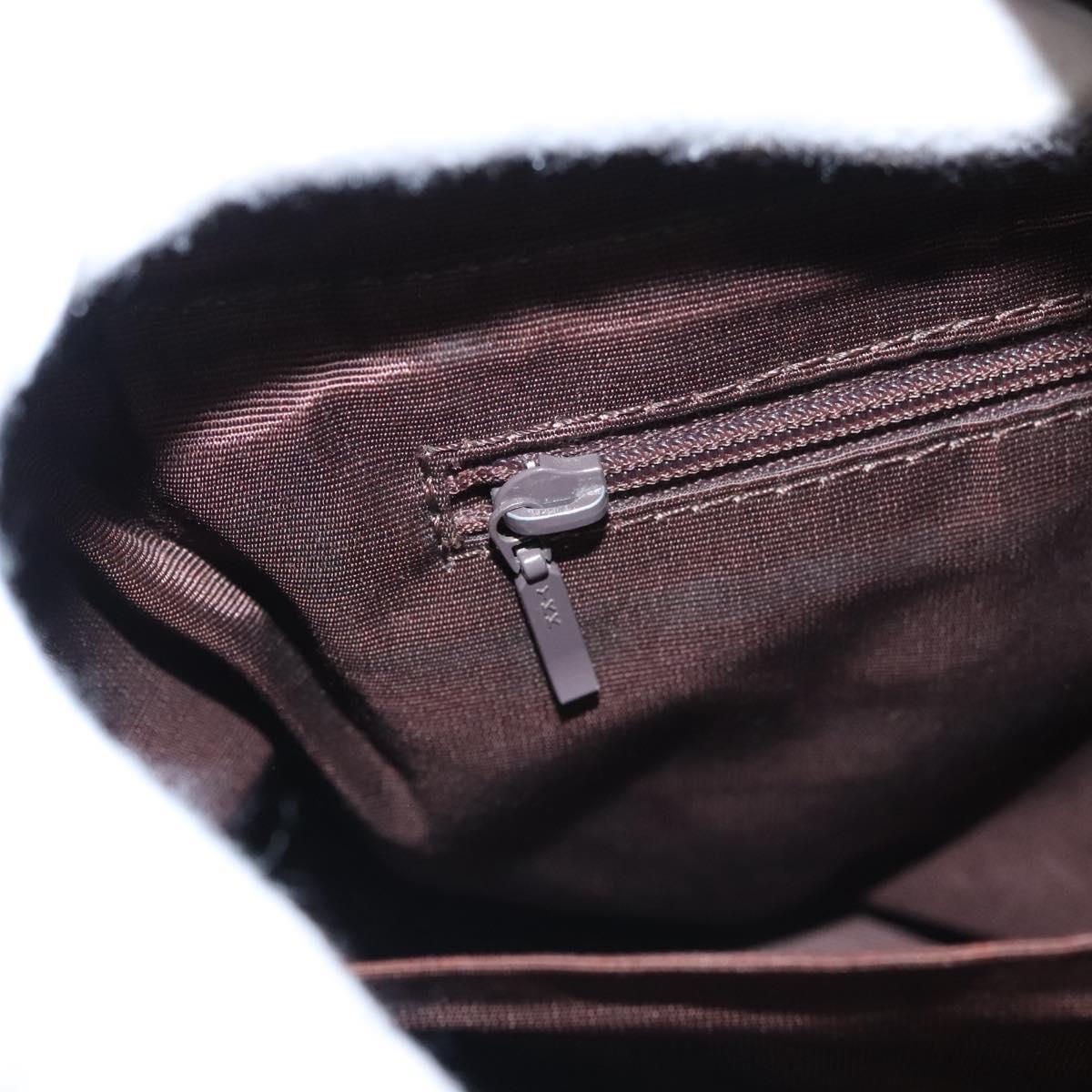 BURBERRY Nova Check Hand Bag Canvas Beige Auth 113053