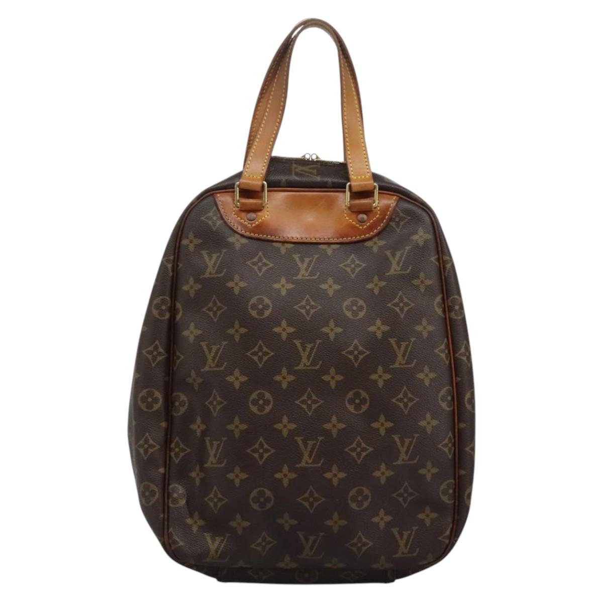LOUIS VUITTON Monogram Excursion Hand Bag M41450 LV Auth 113066