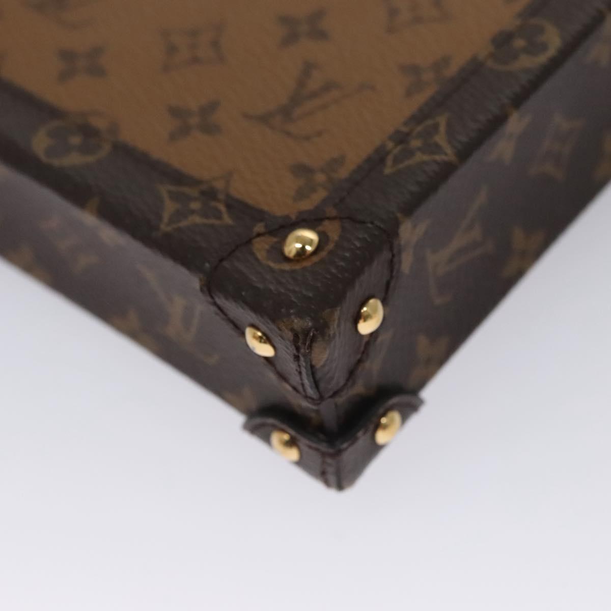 LOUIS VUITTON Reverse Pochette Trunk Vertical Shoulder Bag M67873 Auth 113104A
