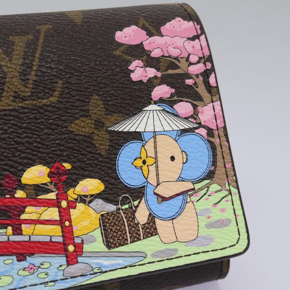 LOUIS VUITTON Vivienne Japanese Garden Portefeuille Victorine M80873 113129A
