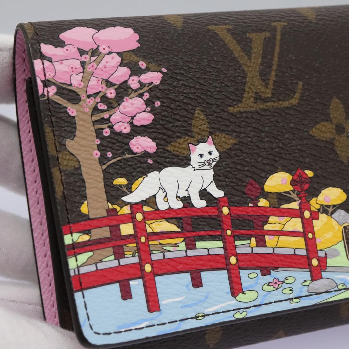 LOUIS VUITTON Vivienne Japanese Garden Portefeuille Victorine M80873 113129A