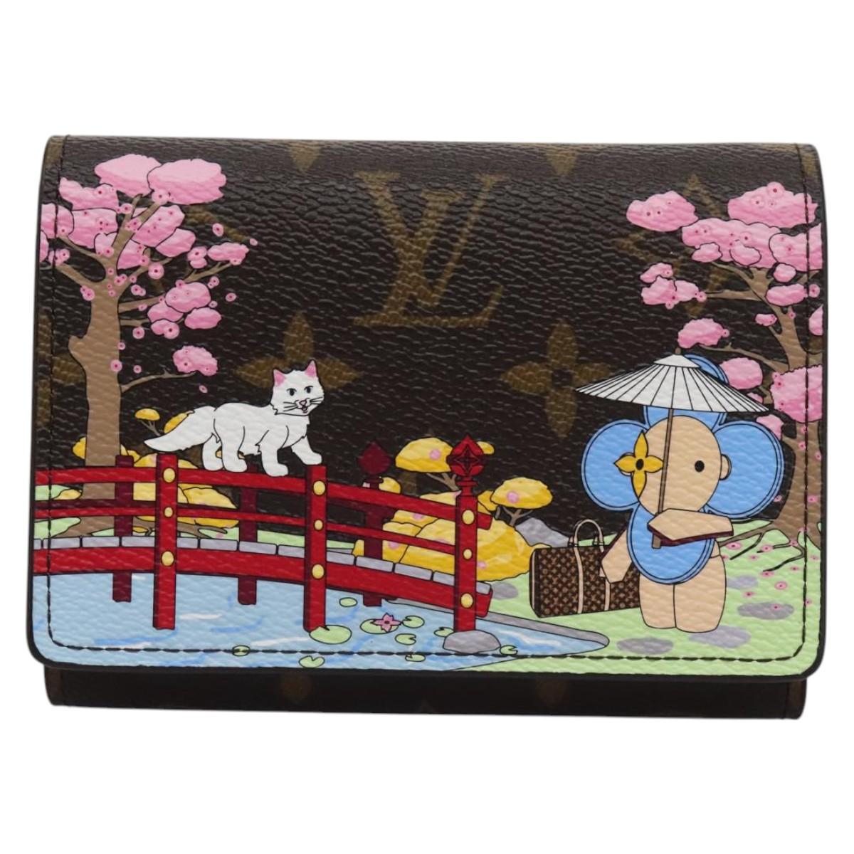 LOUIS VUITTON Vivienne Japanese Garden Portefeuille Victorine M80873 113129A