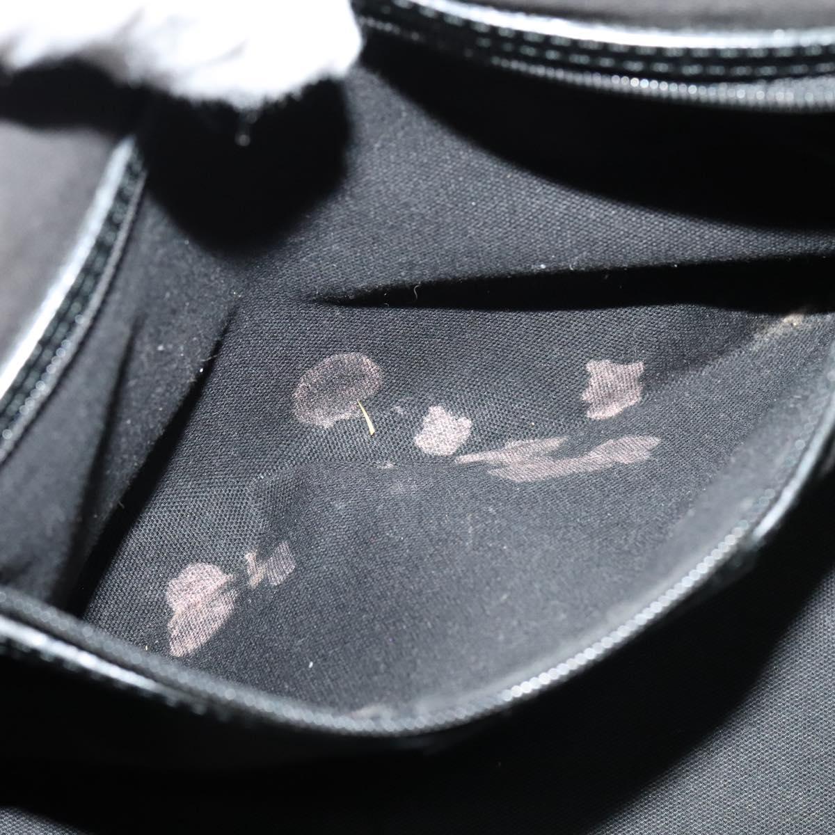 BURBERRY Nova Check Hand Bag Canvas Beige Black Auth 113152