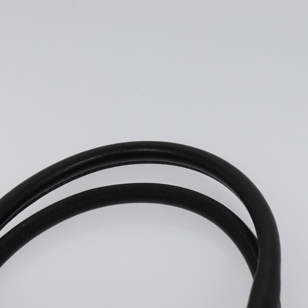 BURBERRY Nova Check Hand Bag Canvas Beige Black Auth 113152