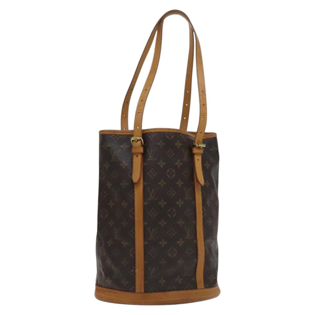 LOUIS VUITTON Monogram Bucket GM Shoulder Bag M42236 LV Auth 113189