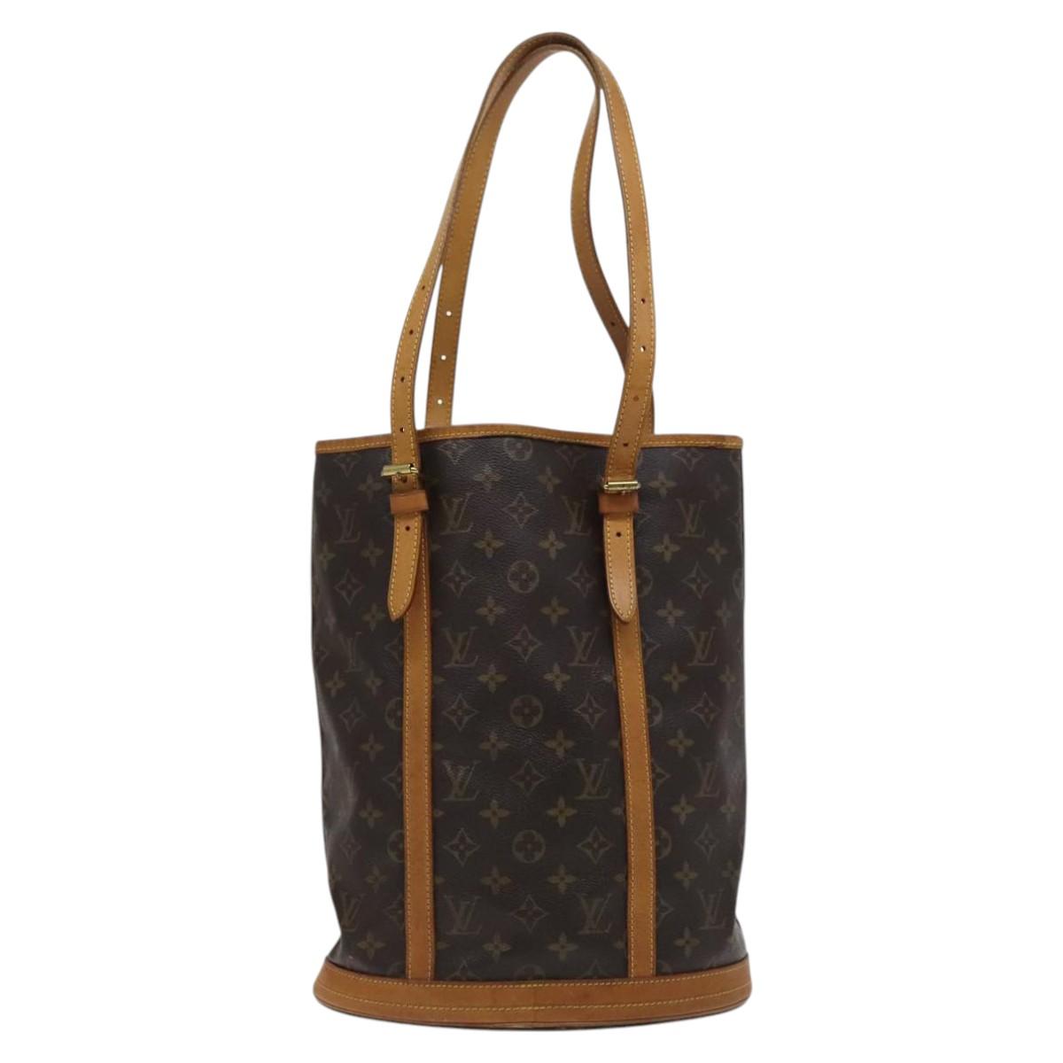 LOUIS VUITTON Monogram Bucket GM Shoulder Bag M42236 LV Auth 113189