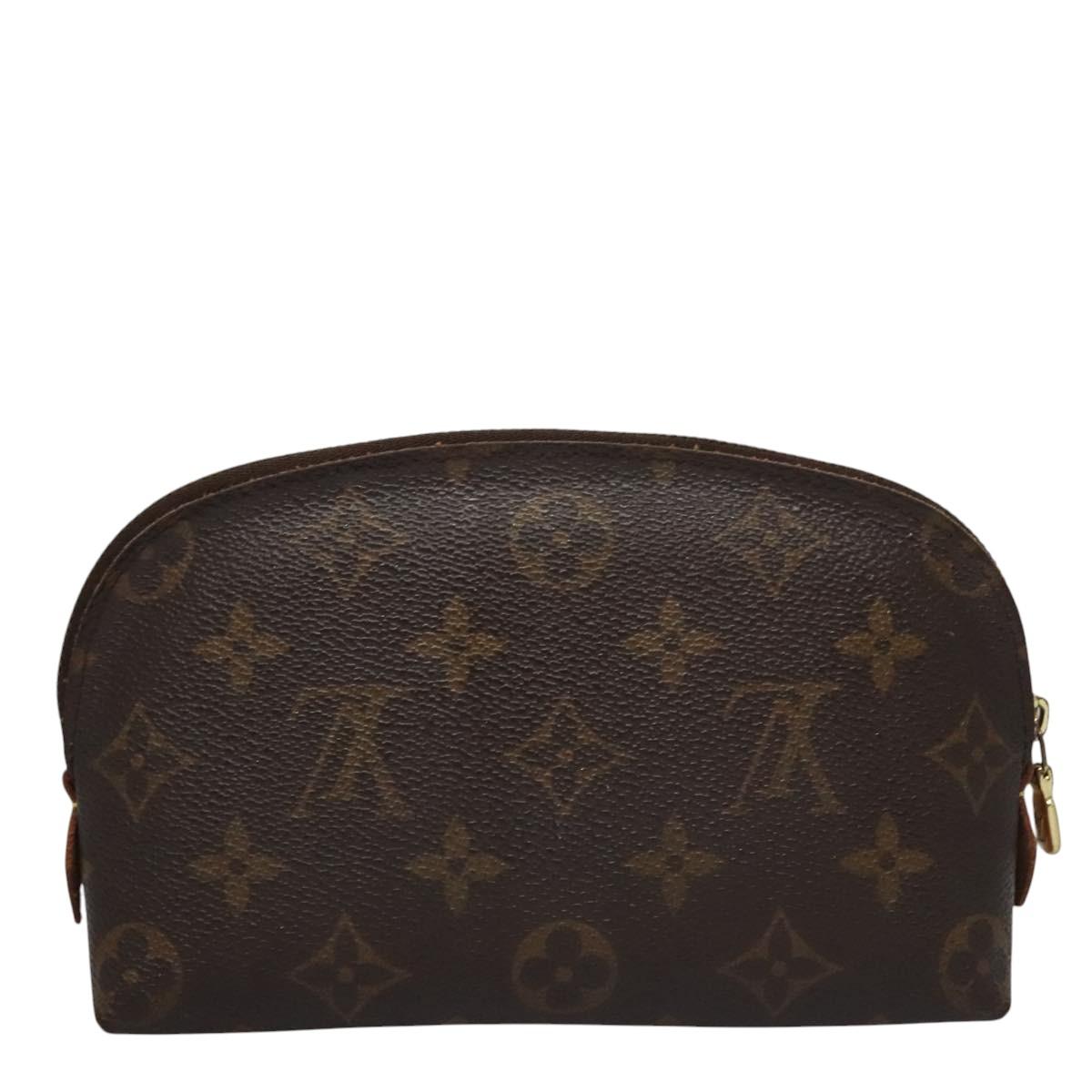 LOUIS VUITTON Monogram Pochette Cosmetic PM Cosmetic Pouch M47515 LV Auth 113199