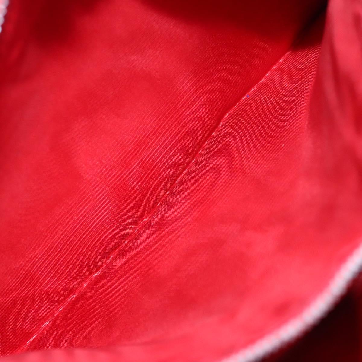 CELINE Circle Shoulder Bag Suede Purple Green gold Auth 113232