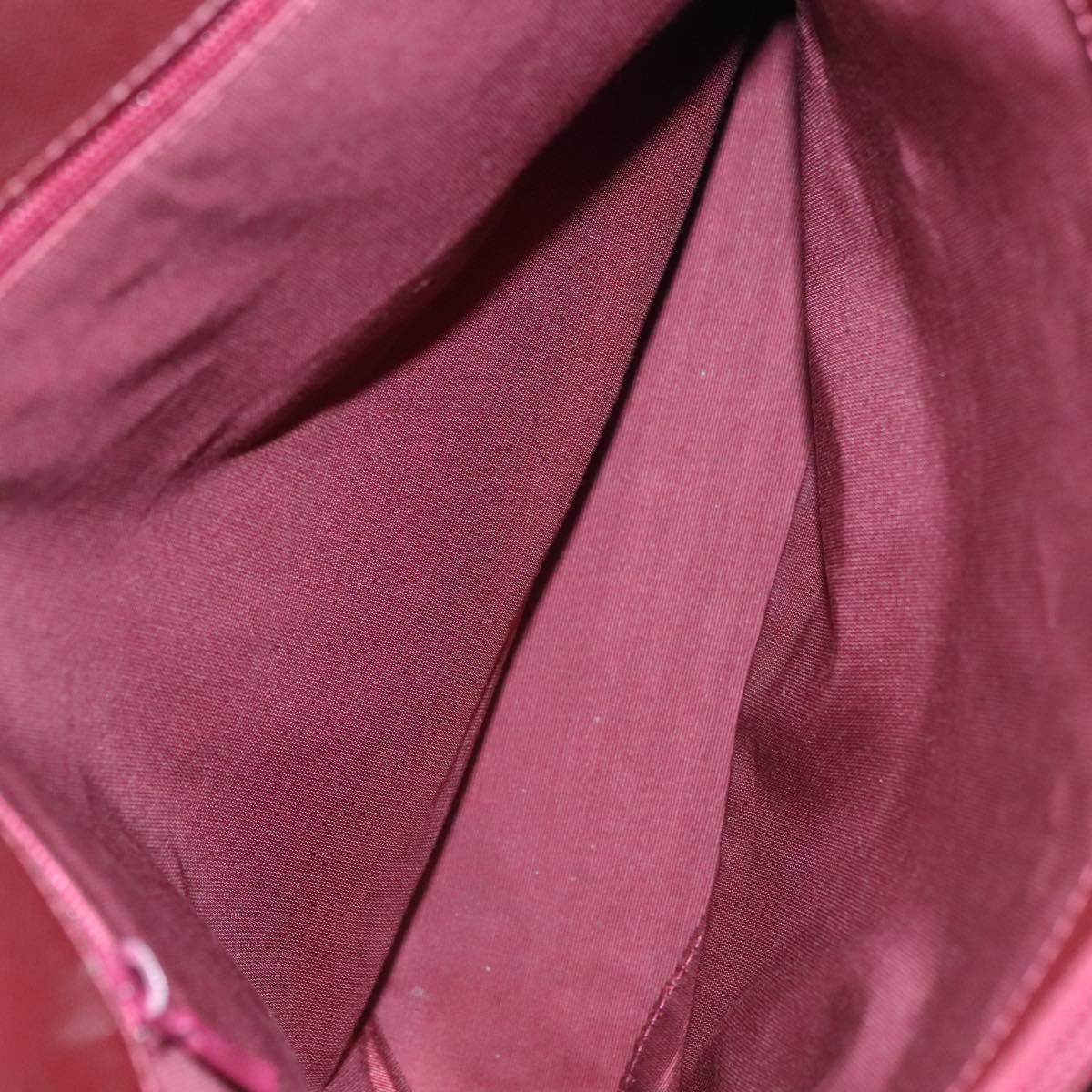 BURBERRY Nova Check Tote Bag Canvas Beige Red Auth 113236