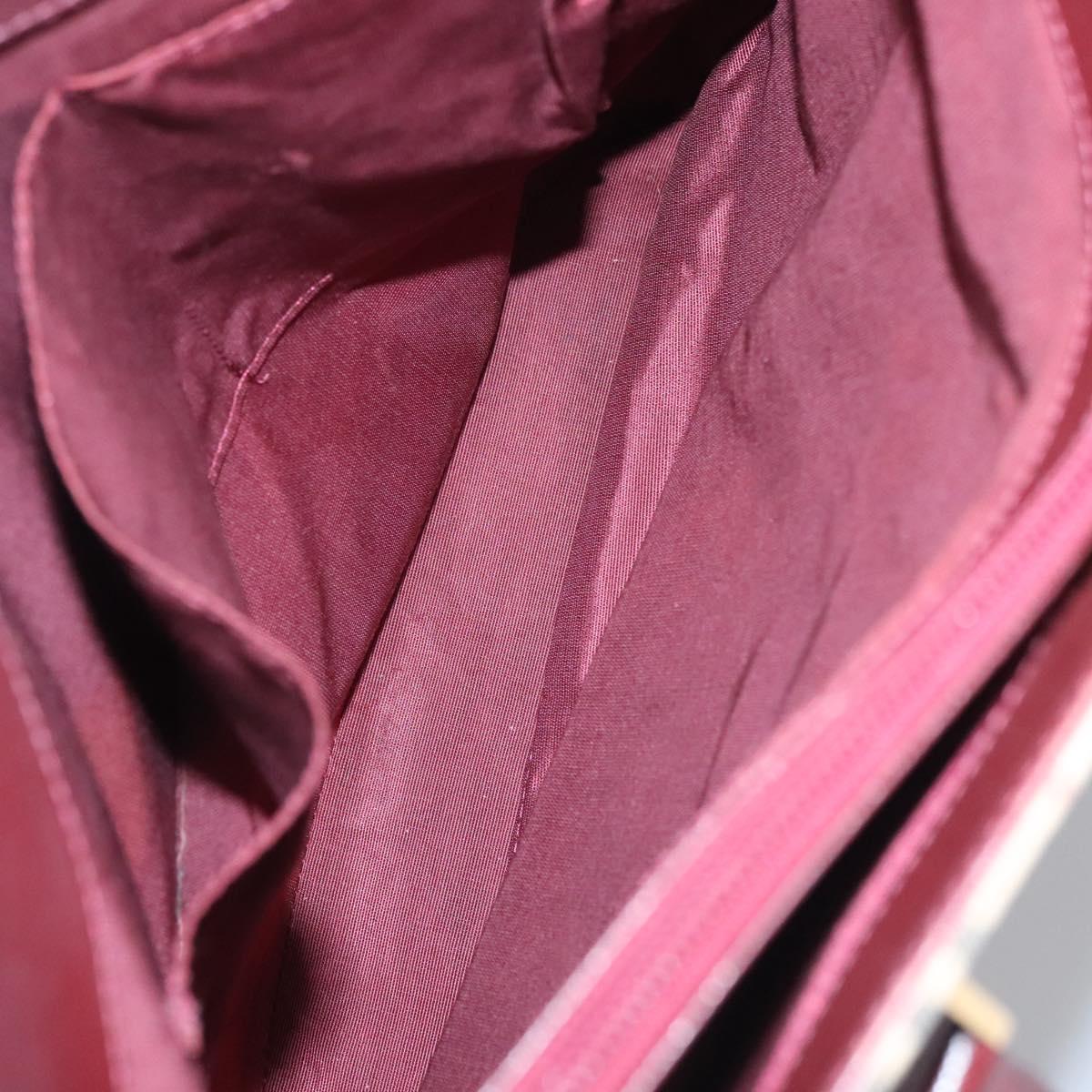 BURBERRY Nova Check Tote Bag Canvas Beige Red Auth 113236