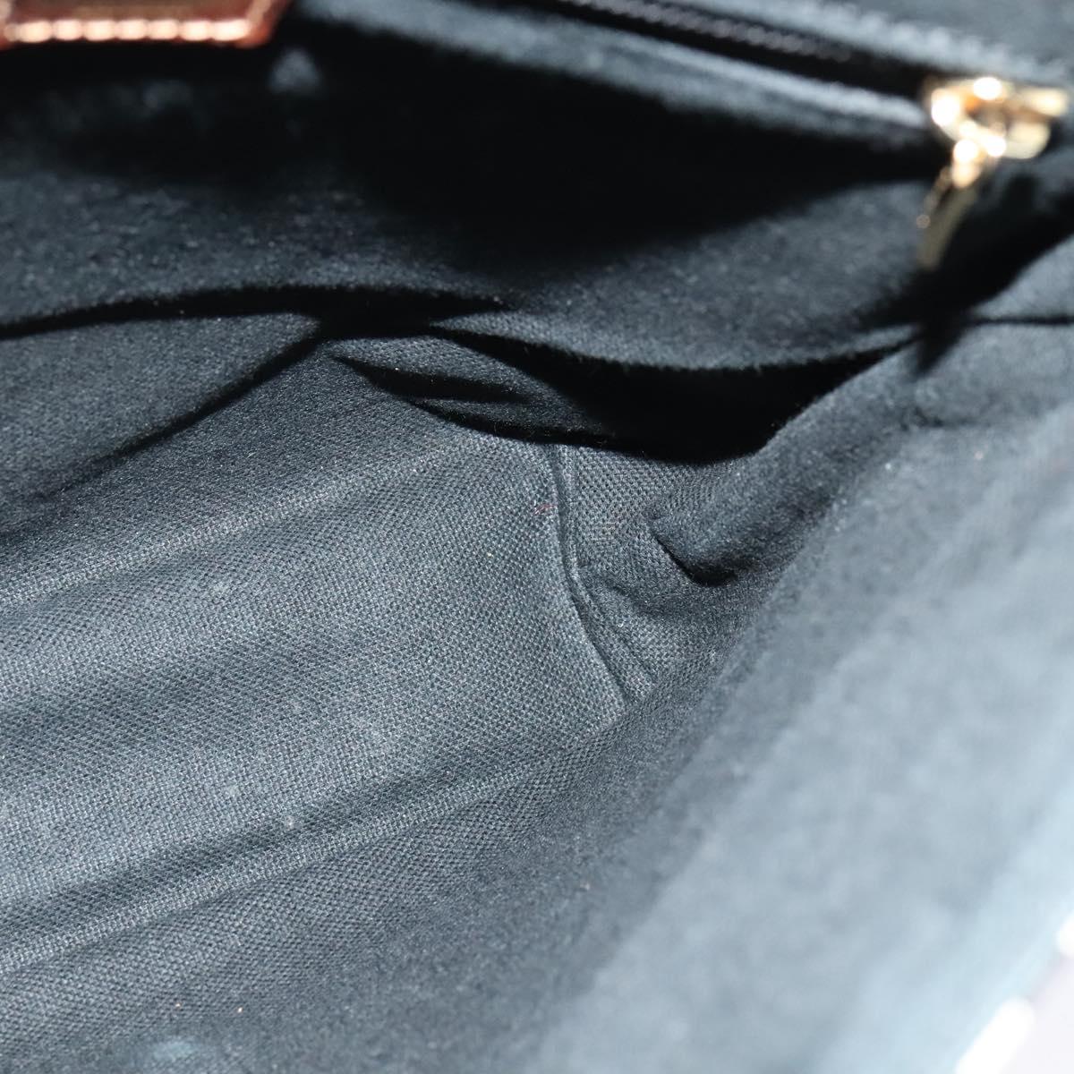 BURBERRY Nova Check Shoulder Bag PVC Leather Beige Auth 113266