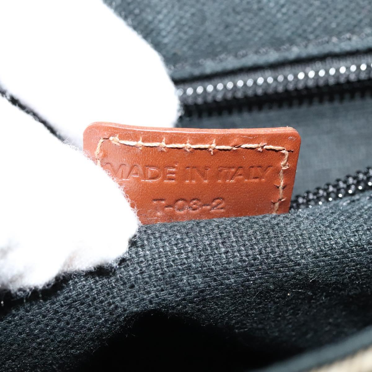 BURBERRY Nova Check Shoulder Bag PVC Leather Beige Auth 113266