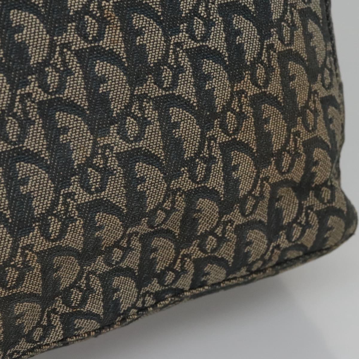 Christian Dior Trotter Canvas Tote Bag Navy Auth 113267