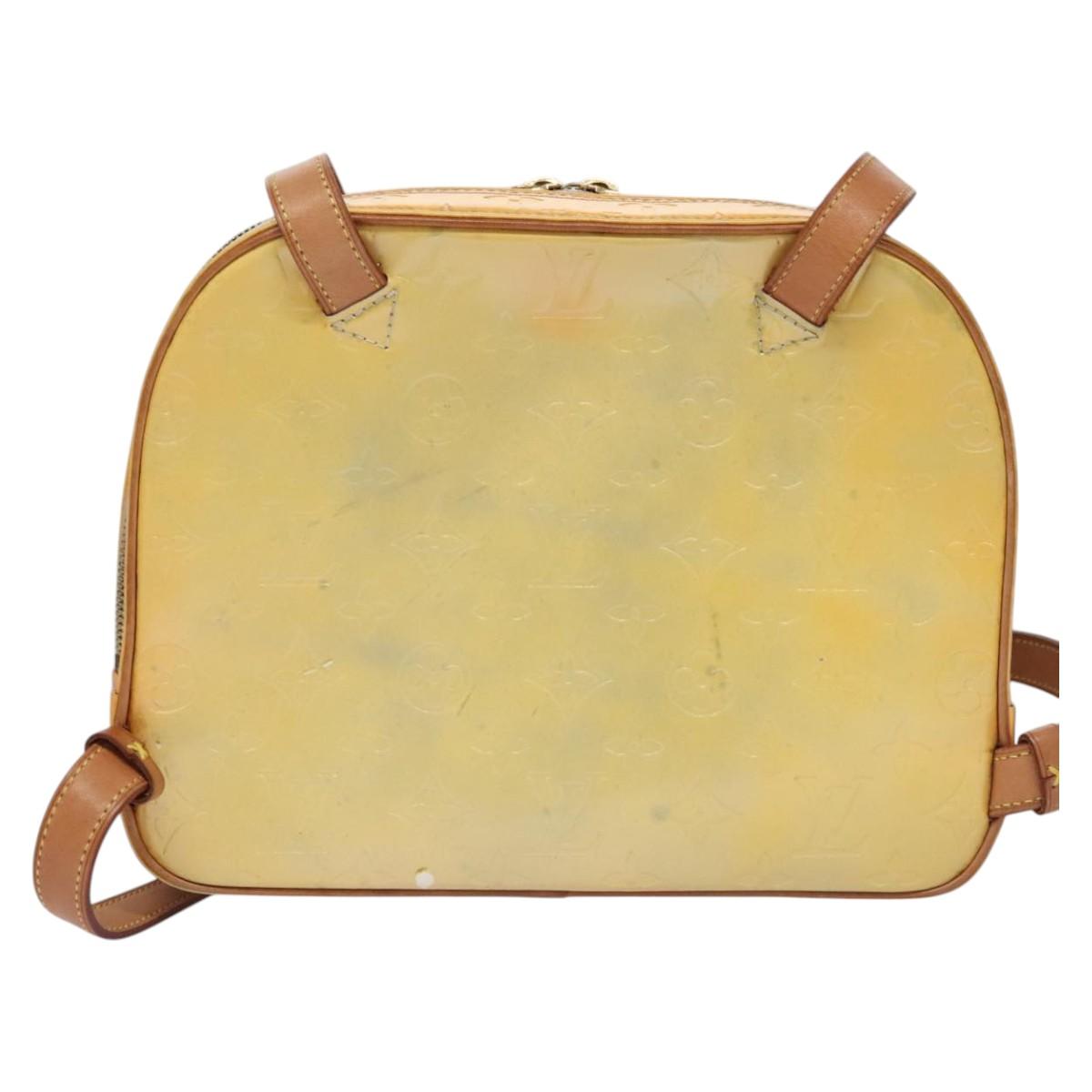 LOUIS VUITTON Monogram Vernis Marley Backpack Gris M91038 LV Auth 113289