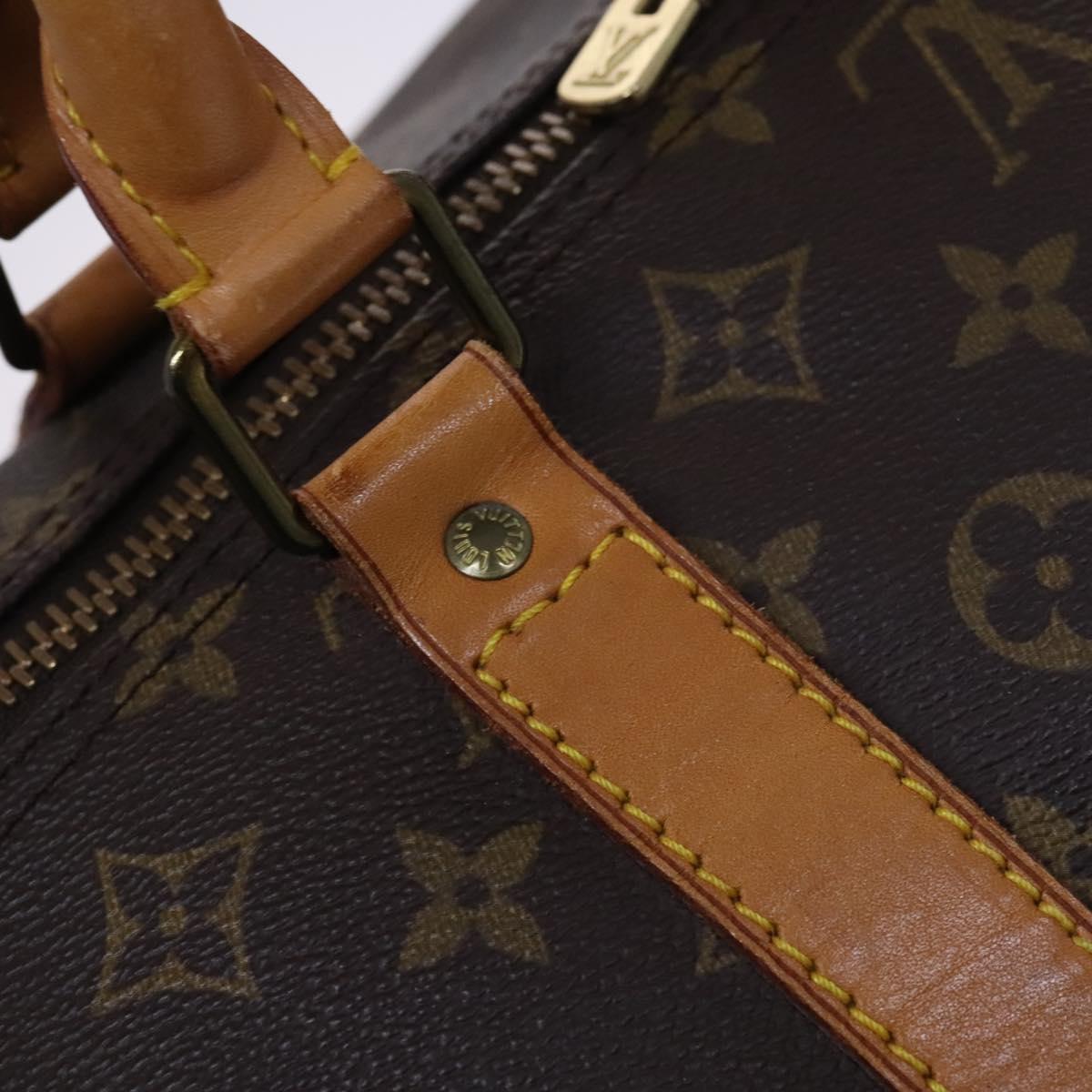 LOUIS VUITTON Monogram Keepall 60 Boston Bag M41422 LV Auth 113321