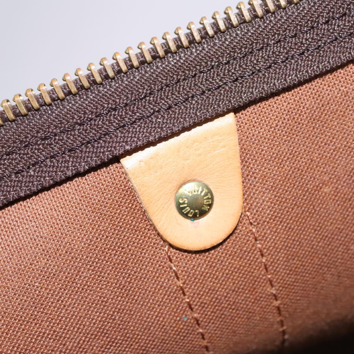 LOUIS VUITTON Monogram Keepall 60 Boston Bag M41422 LV Auth 113321